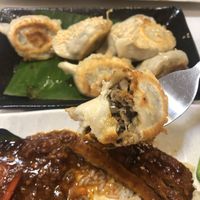 fried dumpling filling  at Red Apple Veggie Cafe 红苹果素食 - Fortune Centre in Central Singapore