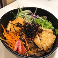Red Apple bibimbap  at Red Apple Veggie Cafe 红苹果素食 - Fortune Centre in Central Singapore
