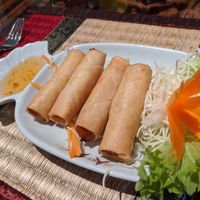 Vegetable spring rolls at Art of Siam Thai Cuisine in Newcastle-under-lyme