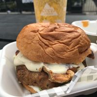 Blue & Bac'n Burger at The Gnarbecue in Croydon