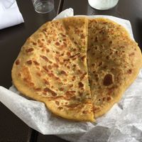 Chili gobhi paratha at Peppino's Dosa in Waltham