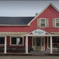 Outside at Thyme in Canton