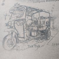 Tuk tuk not included... at Thai Thai in Florianopolis