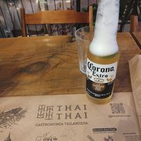 Corona is queen... Lemon and Sal... at Thai Thai in Florianopolis