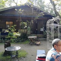 Outside seating area at Kitchen Snug in Takatsuki