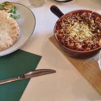 We took Lasagne and Vegan Pita. at CLO in Antwerpen