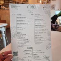 Menu - food at CLO in Antwerpen