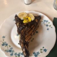 Banana, peanut butter chocolate cake   at CLO in Antwerpen