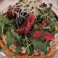 Hartige wafel #Veganuary at CLO in Antwerpen