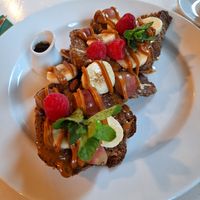 Pecan crusted French Toast at CLO in Antwerpen