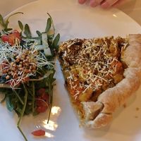 Quiche of the moment (suggestion board), 14 eur at CLO in Antwerpen