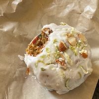 Carrot cup cake (my least favorite thing) 3/10  at Café Moktan and Bakerys in Rishikesh