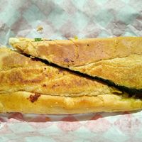 Vegan Cuban sandwich at Rum Cake Lady in Blue Ridge