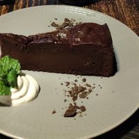 Gooey local chocolate brownie at Dapur Usada  in Ubud