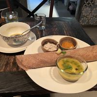 Dal and Dosa (non-traditional)  at Dapur Usada  in Ubud