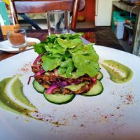 Sweet potato Rosti stack at Dapur Usada  in Ubud