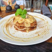 Bali Inspired Pancakes ( mir nicht süß genug) at Dapur Usada  in Ubud