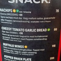 Veganisable Nachips at Peppes Pizza - Alta in Alta