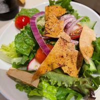 Salad (comes with every meal) at Al Wadi in Boston