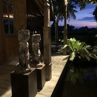 Sunset at Tony Raka Gallery at Tonyraka Art Lounge in Ubud