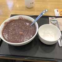 Red Bean Porridge, ask for no fish sauce on the side.  at Bonjook & Bibimbap Cafe in Incheon