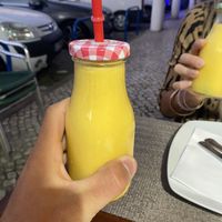 Mango smoothie  at Saffron Mantra Indian in Carvoeiro