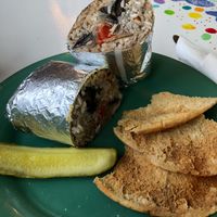 Mushroom Wrap at Midway Cafe and Coffee Bar in Islamorada