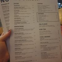 Menu at Nourish in Ungasan