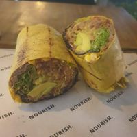 Pulled Jackfruit Wrap at Nourish in Ungasan