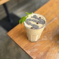 Warrior fuel smoothie (vegan and gf)  at Nourish in Ungasan