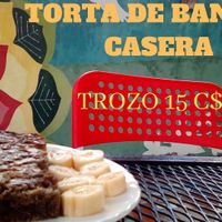 Homemade banana cake at Govinda in San Jorge