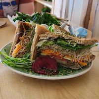 Thai Roasted Tofu Sandwich at La Belle Verte in Gatineau