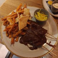 Vegan saté at De Beren in Gouda