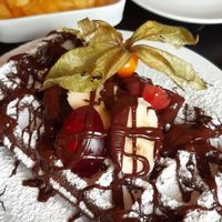 Vegane Hafer-Waffel at Waffelschmiede in Putbus