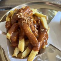 Peanut fries   at Frites Unique in Rotterdam