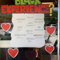 Restaurant window 2  at The Rabbit Hole in Pompano Beach