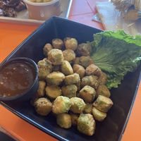 Fried Okra  at The Rabbit Hole in Pompano Beach