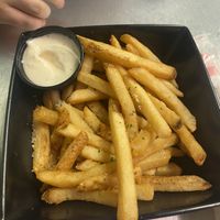 parmesan truffle fries  at The Rabbit Hole in Pompano Beach
