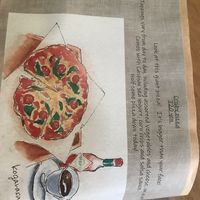 Menu at Holy Holy Familiar Tree Cafe in Ikeda