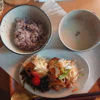 Nanban-zuke set at Holy Holy Familiar Tree Cafe in Ikeda