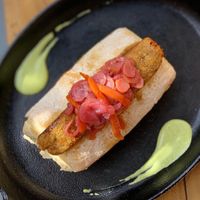 Hot Dog Zipaquirá at El Cebollero in Bogota