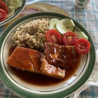 Bbq tofu  at The Healthy Way in Ocho Rios