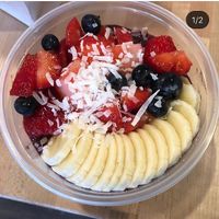 Fresh fruits with coconut shred at SoBol in East Meadow