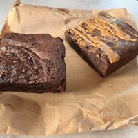 Salted Caramel & Biscoff Brownie  at Cielo Cakery in Brighton