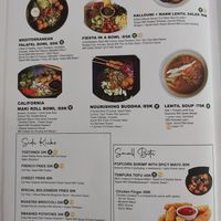 Menu at Koloni in Canggu