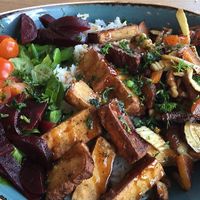 The veganised tofu bowl - very delicious  at Basic Coffee - Oberstadt in Marburg