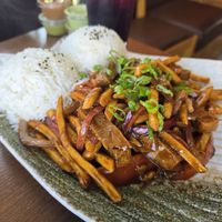 Lomo saltado 10/10 at Sunny Express Mexican Chinese in Compton