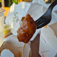 Orange nuggets at Sunny Express Mexican Chinese in Compton