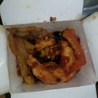 Spicy "shrimp" at Sunny Express Mexican Chinese in Compton