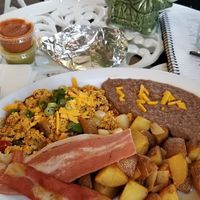 Tofu scramble at Sunny Express Mexican Chinese in Compton